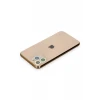 Newface Apple iPhone 11 Pro Max Renkli Kamera Lens Koruma Cam - Yeşil-Sarı
