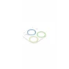 Newface Apple iPhone 11 Pro Max Renkli Kamera Lens Koruma Cam - Yeşil-Sarı