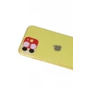 Newface Apple iPhone 11 Rainbow Kamera Lens Koruma Cam - Kırmızı