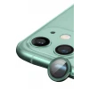 Newface Apple iPhone 11 Raze Metal Kamera Lens - Yeşil