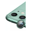 Newface Apple iPhone 11 Raze Metal Kamera Lens - Yeşil