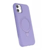 Newface Apple iPhone 11 Regal Magsafe Standlı Kapak - Lila