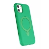 Newface Apple iPhone 11 Regal Magsafe Standlı Kapak - Yeşil