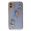 Newface Apple iPhone 12 Kılıf Esila Silikon - Gri