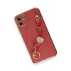 Newface Apple iPhone 12 Kılıf Esila Silikon - Kırmızı