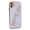 Newface Apple iPhone 12 Kılıf Esila Silikon - Lila
