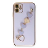 Newface Apple iPhone 12 Kılıf Esila Silikon - Lila