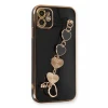 Newface Apple iPhone 12 Kılıf Esila Silikon - Siyah