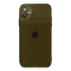 Newface Apple iPhone 12 Kılıf Fly Lens Silikon - Siyah