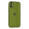 Newface Apple iPhone 12 Kılıf Fly Lens Silikon - Yeşil