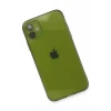 Newface Apple iPhone 12 Kılıf Fly Lens Silikon - Yeşil