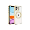 Newface Apple iPhone 12 Kılıf Kross Magneticsafe Kapak - Gold