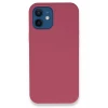 Newface Apple iPhone 12 Kılıf Lansman Legant Silikon - Fuşya