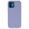 Newface Apple iPhone 12 Kılıf Lansman Legant Silikon - Lila