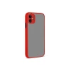 Newface Apple iPhone 12 Kılıf Montreal Silikon Kapak - Kırmızı