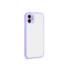 Newface Apple iPhone 12 Kılıf Montreal Silikon Kapak - Mor