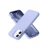Newface Apple iPhone 12 Kılıf Nano içi Kadife Silikon - Lila