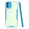 Newface Apple iPhone 12 Kılıf Platin Silikon - Mavi