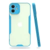 Newface Apple iPhone 12 Kılıf Platin Silikon - Mavi