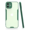 Newface Apple iPhone 12 Kılıf Platin Silikon - Yeşil