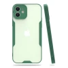 Newface Apple iPhone 12 Kılıf Platin Silikon - Yeşil