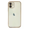 Newface Apple iPhone 12 Kılıf Razer Lensli Silikon - Gold