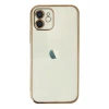 Newface Apple iPhone 12 Kılıf Razer Lensli Silikon - Gold