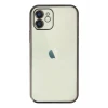 Newface Apple iPhone 12 Kılıf Razer Lensli Silikon - Siyah