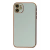 Newface Apple iPhone 12 Kılıf Volet Silikon - Açık Yeşil