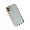 Newface Apple iPhone 12 Kılıf Volet Silikon - Açık Yeşil