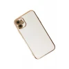Newface Apple iPhone 12 Kılıf Volet Silikon - Beyaz
