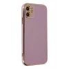 Newface Apple iPhone 12 Kılıf Volet Silikon - Mor