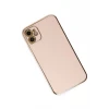 Newface Apple iPhone 12 Kılıf Volet Silikon - Pembe
