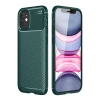 Newface Apple iPhone 12 Mini Kılıf Auto Focus Karbon Kapak - Yeşil