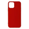 Newface Apple iPhone 12 Mini Kılıf First Silikon - Koyu Kırmızı