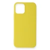 Newface Apple iPhone 12 Mini Kılıf First Silikon - Sarı