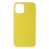 Newface Apple iPhone 12 Mini Kılıf First Silikon - Sarı
