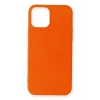 Newface Apple iPhone 12 Mini Kılıf First Silikon - Turuncu