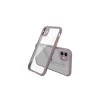 Newface Apple iPhone 12 Mini Kılıf Miami Şeffaf Silikon - Açık Mor