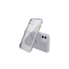 Newface Apple iPhone 12 Mini Kılıf Miami Şeffaf Silikon - Lila