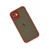 Newface Apple iPhone 12 Mini Kılıf Montreal Silikon Kapak - Kırmızı
