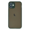 Newface Apple iPhone 12 Mini Kılıf Montreal Silikon Kapak - Yeşil