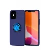 Newface Apple iPhone 12 Mini Kılıf Range Yüzüklü Silikon - Mavi
