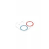 Newface Apple iPhone 12 Mini Renkli Kamera Lens Koruma Cam - Pembe-Mavi