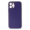 Newface Apple iPhone 12 Pro Kılıf Coco Deri Silikon Kapak - Mor