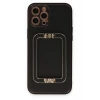 Newface Apple iPhone 12 Pro Kılıf Coco Elit Kapak - Siyah