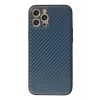 Newface Apple iPhone 12 Pro Kılıf Coco Karbon Silikon - Mavi