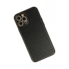 Newface Apple iPhone 12 Pro Kılıf Coco Karbon Silikon - Siyah