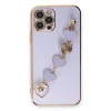 Newface Apple iPhone 12 Pro Kılıf Esila Silikon - Lila
