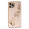 Newface Apple iPhone 12 Pro Kılıf Esila Silikon - Pudra